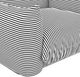 TOV Furniture Saint Tropez Black Fabric Indoor/Outdoor Armchair-5