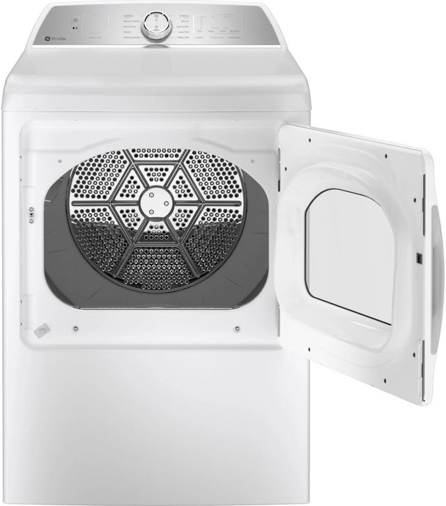 GE Profile™ 7.4 Cu. Ft. White Vented Electric Dryer-1