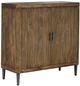 Uttermost® Pinstripe Light Walnut 2-Door Cabinet-0