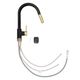 ZLINE Autograph Edition Champagne Bronze/Matte Black Gemini Pull Down Single Handle Kitchen Faucet-3