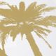 Olliix by Intelligent Design Gold Palms Gold Foil Embellished Canvas-3