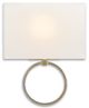 Currey & Company Porthole Silver Granello Wall Sconce-0