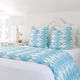 Laura Park Designs Palm Blue King Duvet Cover-0