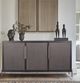 YHD Diego Dark Brown 3-Door Cabinet-1