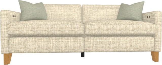 Best® Home Furnishings Customizable Traftly Revella Incliner Sofa with Honey Birch Legs-1