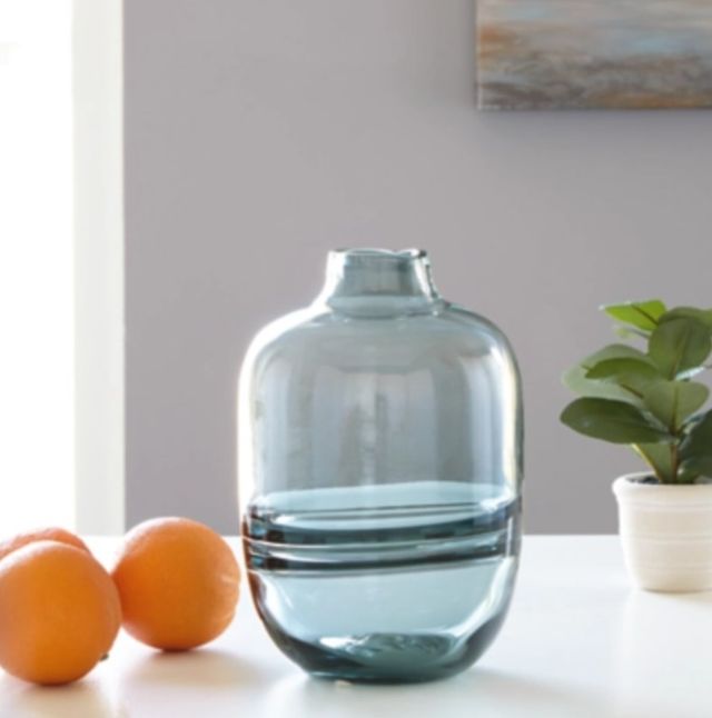 Signature Design by Ashley® Lemmitt Teal Vase-2