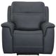 Flexsteel® Sawyer Dark Blue Power Recliner with Power Headrest and Lumbar-2