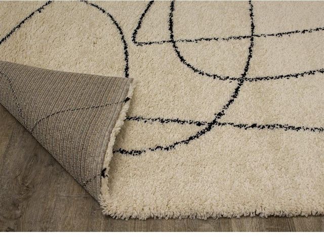 Kalora Interiors Maroq Cream/Black 8' x 11' Rug-4