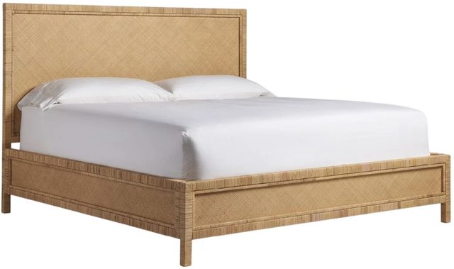 Universal Explore Home™ Escape Coastal Living Home Long Key Brown Queen Panel Bed-0