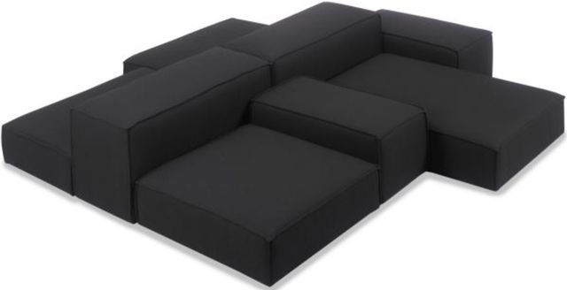 Parker Southern Hendrix Fergus Ebony Sectional Set-1