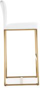 TOV Furniture Denmark White Gold Set Of 2 Steel Bar Stool-2