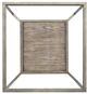 Magnussen Home® Bendishaw Glass Top Rectangular End Table with Coventry Grey Frame -2