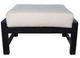CabanaCoast® Customizable Venice Aluminum Outdoor Ottoman-1
