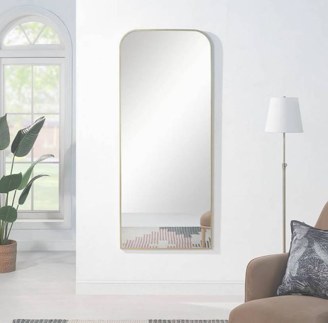 Renwil® Meryem Powder Coated Gold Full-Lenght Mirror-4