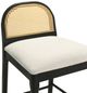 Armen Living Lucio 3-Piece Black/White Counter Stool Set-5