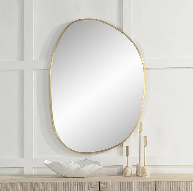 Renwil® Camona Plated Satin Brass Mirror-4