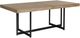 Signature Design by Ashley® Tomtyn Light Brown Dining Table with Gunmetal Gray Base-0