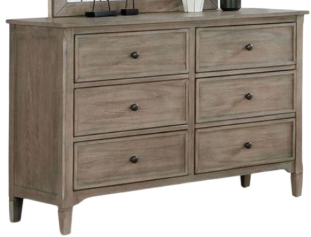 Furniture of America® Vevey Wire-Brushed Warm Gray Dresser-0