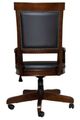 Liberty Furniture Brayton Manor Black/Cognac Junior Executive Desk Chair-4