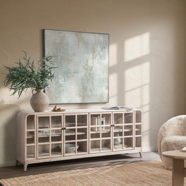 Classic Home Maison Coastal Drift 4-Door Cabinet-1