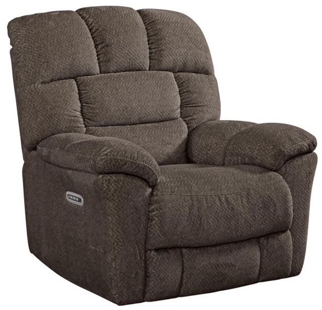 Corinthian Furniture Baker Brown Power Recliner with Power Headrest and Lumbar