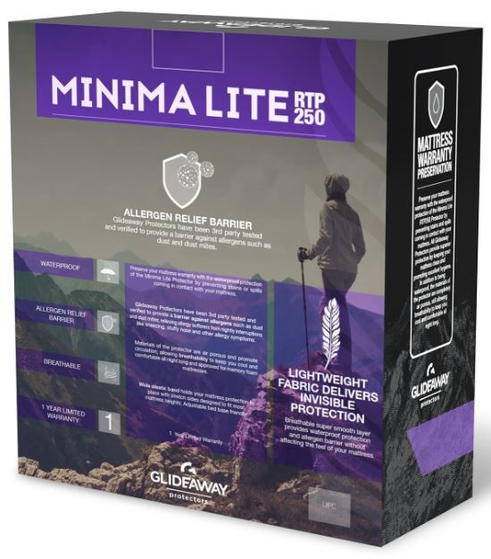 Glideaway® Minima Lite King Mattress Protector-2