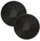Sharp® 2 Pack 30" & 36" Charcoal Range Hood Filters-0