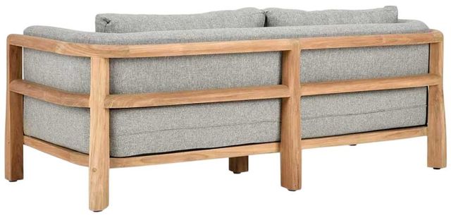 Classic Home Aston Gray/Natural Fabric Outdoor Sofa -3