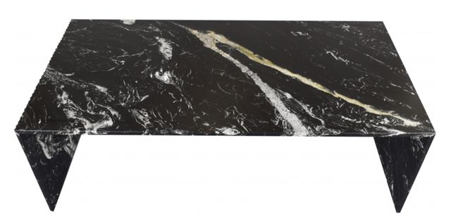 Meridian Furniture Lucca Black Marble Coffee Table-2