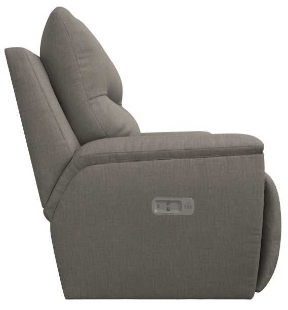 La-Z-Boy® Palmer Pebble Power Reclining Chair and a Half with Headrest and Lumbar-3