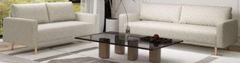 Furniture of America® Elverum 2-Piece Off-White Living Room Seating Set