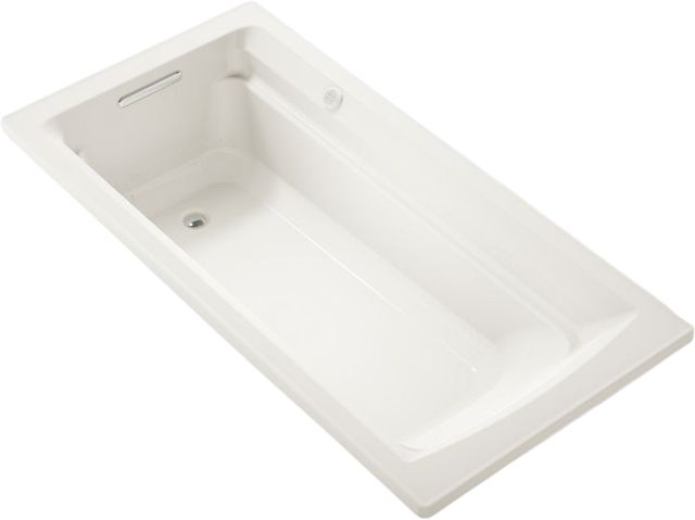 KOHLER® Archer® Biscuit 72" x 36" Drop-In Heated Bubble Massage™ Air Bath-0
