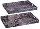 A & B Home 2-Piece Black/White Vintage Rectangular Tray Set-0