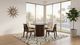 Coaster® Hamlyn 5-Piece Cream/Walnut Round Dining Table Set-1