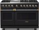 Viking® 5 Series 48" Onyx Pro Style Dual Fuel (NG) Range with Brushed Brass Trim-0