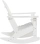 Signature Design by Ashley® Sundown Treasure White Polyethylene Outdoor Rocking Chair-2