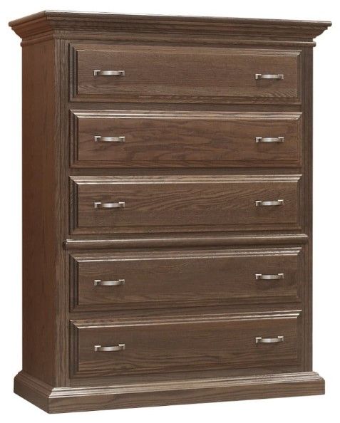 Wolfcraft Furniture McKinley Brown 5-Drawer Chest-0