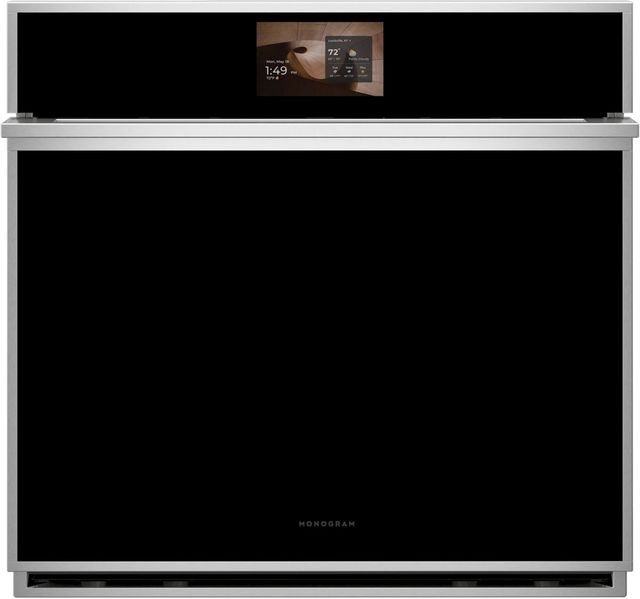 Monogram® Minimalist 30" Stainless Steel Single Electric Wall Oven-0