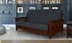 Kodiak Furniture Alexa Black Walnut/Taber Indigo Full Futon-1