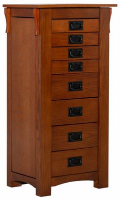 Powell® Anna Lee Mission Oak Jewelry Armoire