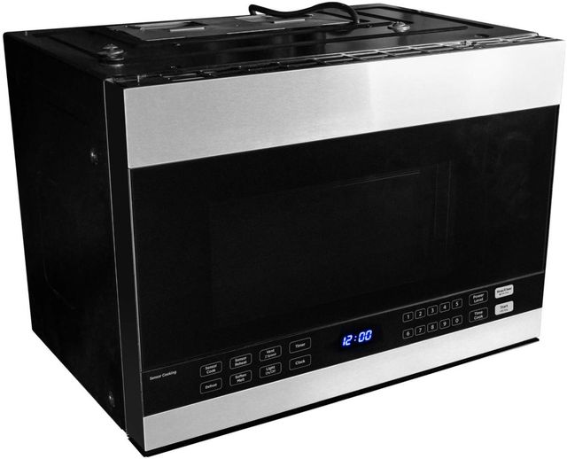 Danby 24" 1.4 Cu. Ft. Stainless Steel Over the Range Microwave-3