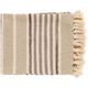 Surya Beau Khaki 50"x60" Throw Blanket-0