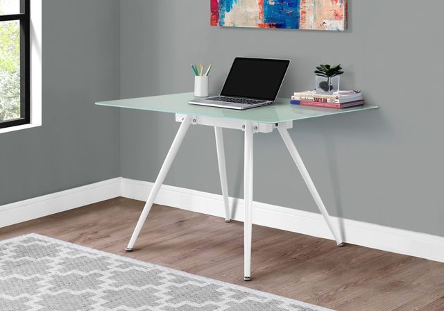 Monarch Specialties Inc. White Computer Desk-1