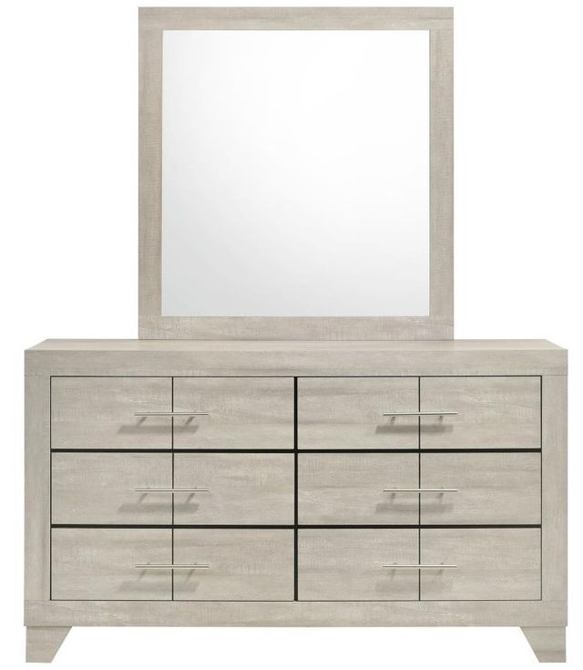 Coaster® Trenton Rustic Cream Dresser and Mirror-1