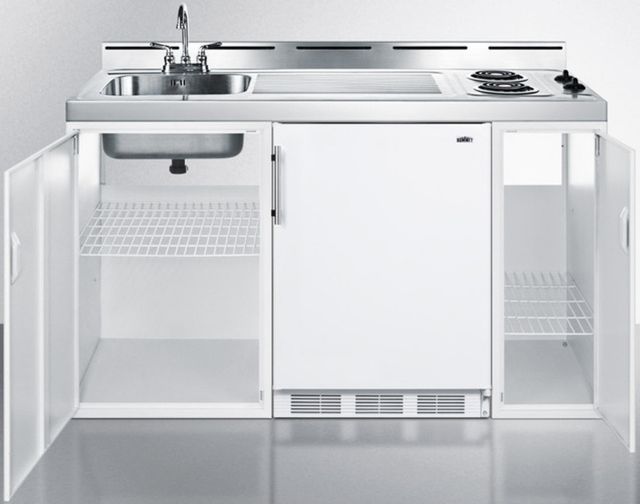 Summit® 60" White All-In-One Kitchenette-1