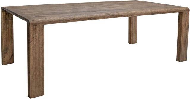 International Furniture Direct Xel-Ha Dark Hay Brown Dining Table-0
