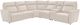 Bassett® Furniture Club Level Chauncey 6-Piece Vanilla Leather Power Reclining Sectional-0