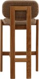 Dovetail Furniture Alva Light Brown Wood Outdoor Counter Stool-3