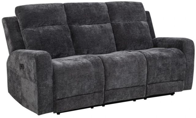 Coaster® Kennett Dark Gray Power Reclining Sofa-0