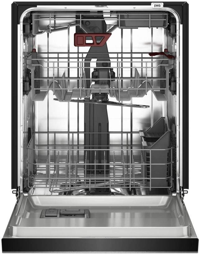 KitchenAid® 24" PrintShield™ Stainless Steel Front Control Built-In Dishwasher with Third Level Jet Rack and 40+ Total Wash Jets-1